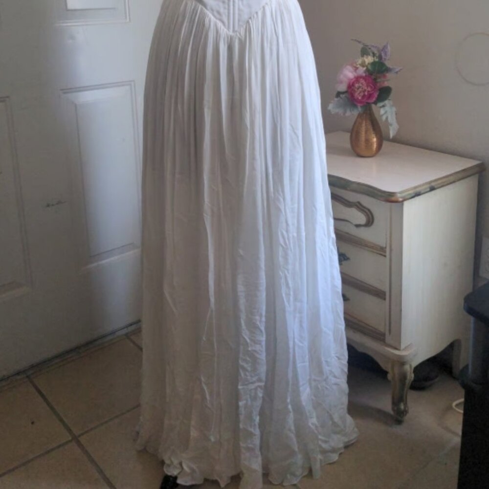 Medieval Style Floor Length Wedding Dress Custom made - Picture 6 of 12